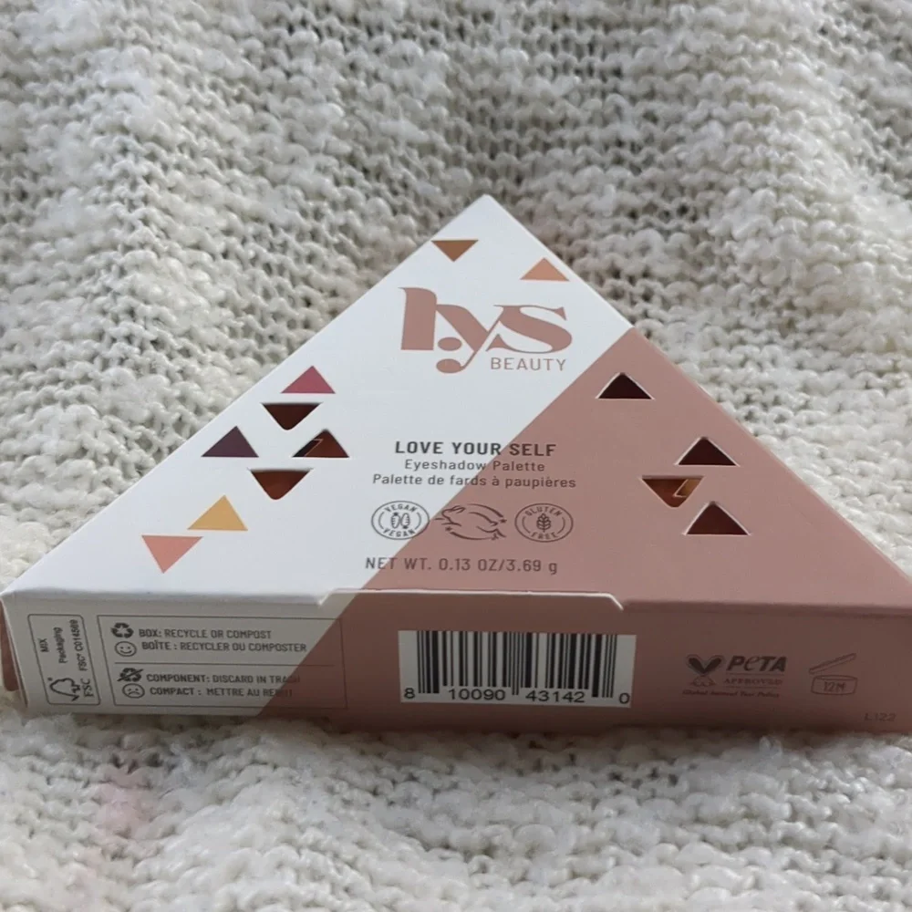 LYS Beauty Love Your Self Eyeshadow Palette, 3.69g/0.13oz
